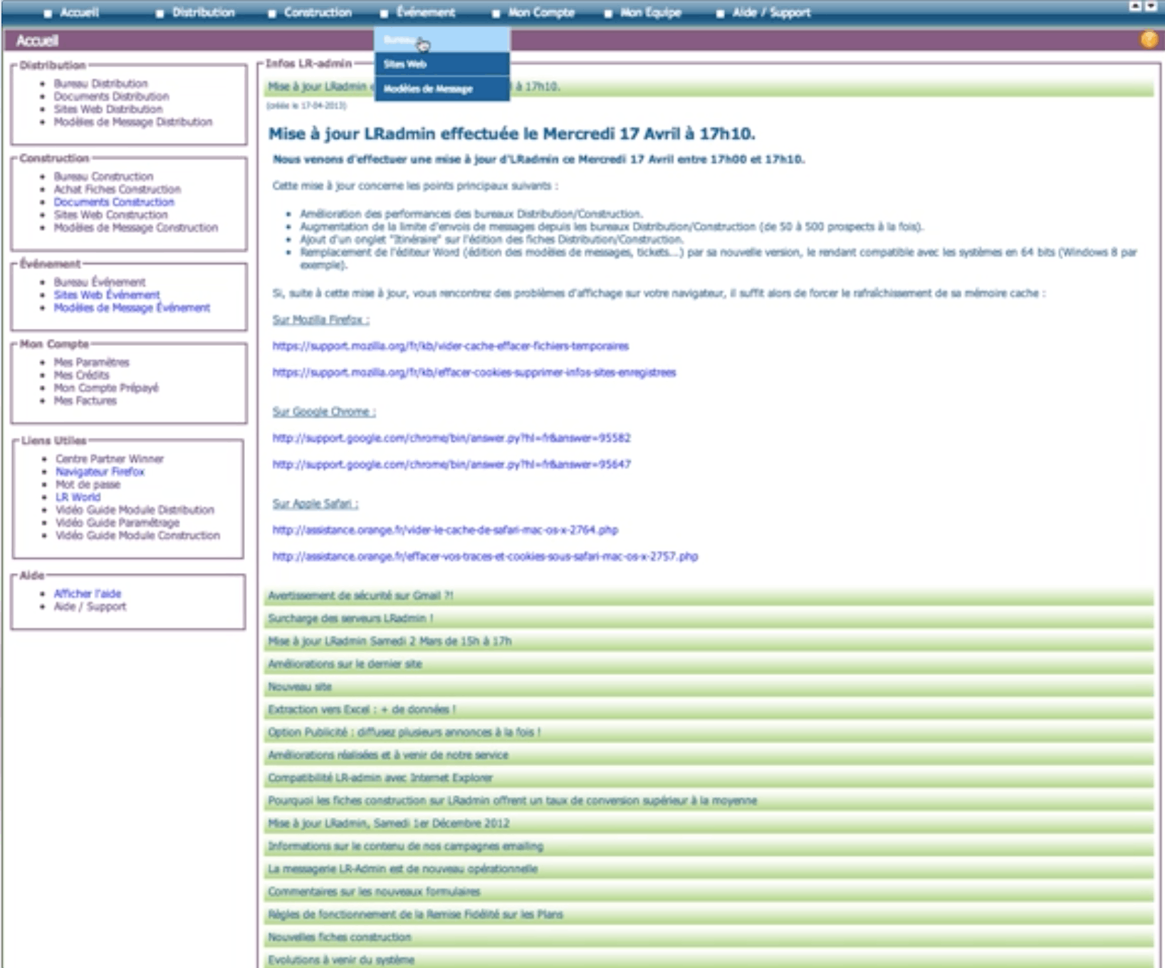 Fonctionnement du module de formation – Live & Work